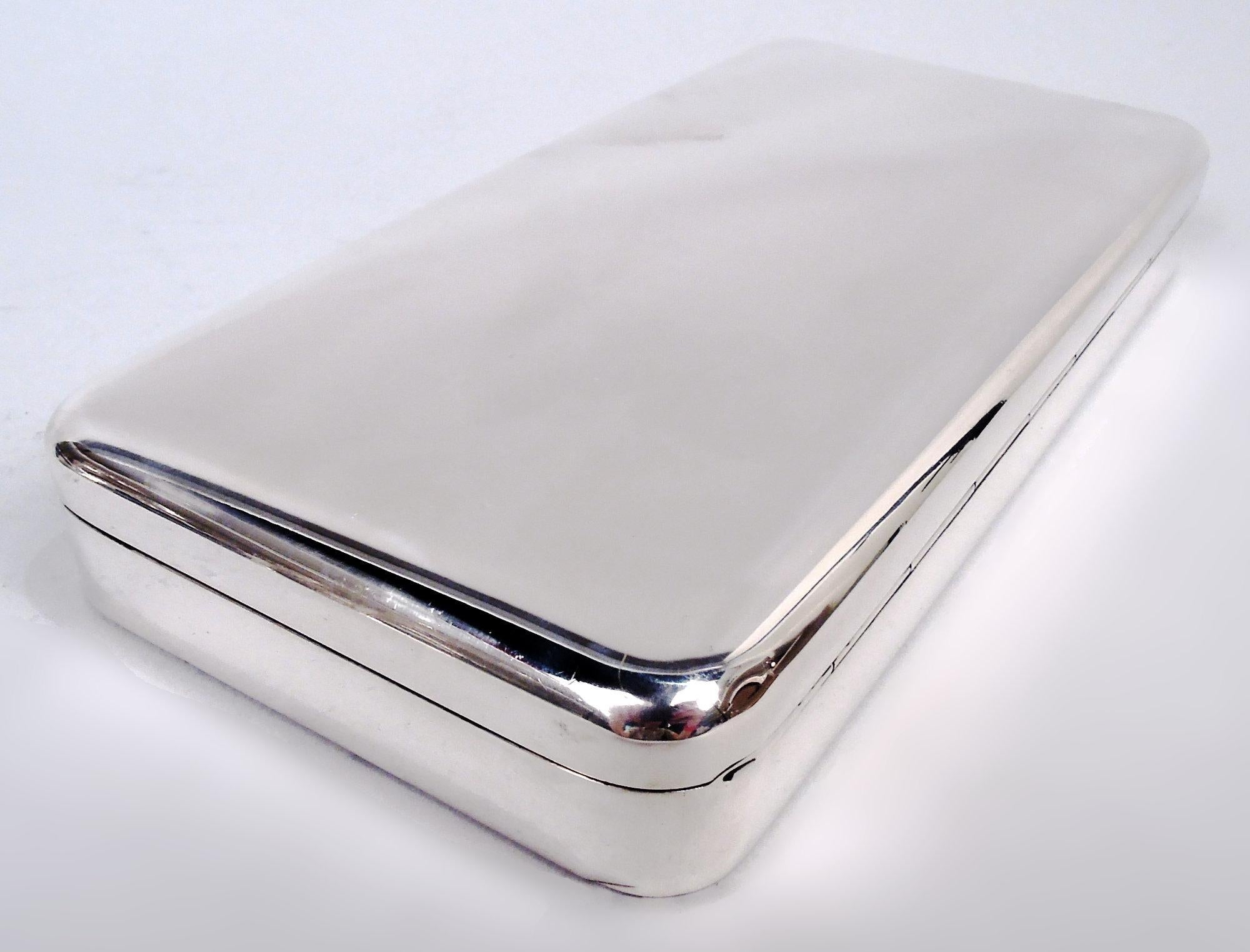 italien Italian Modern Sterling Silver Box en vente