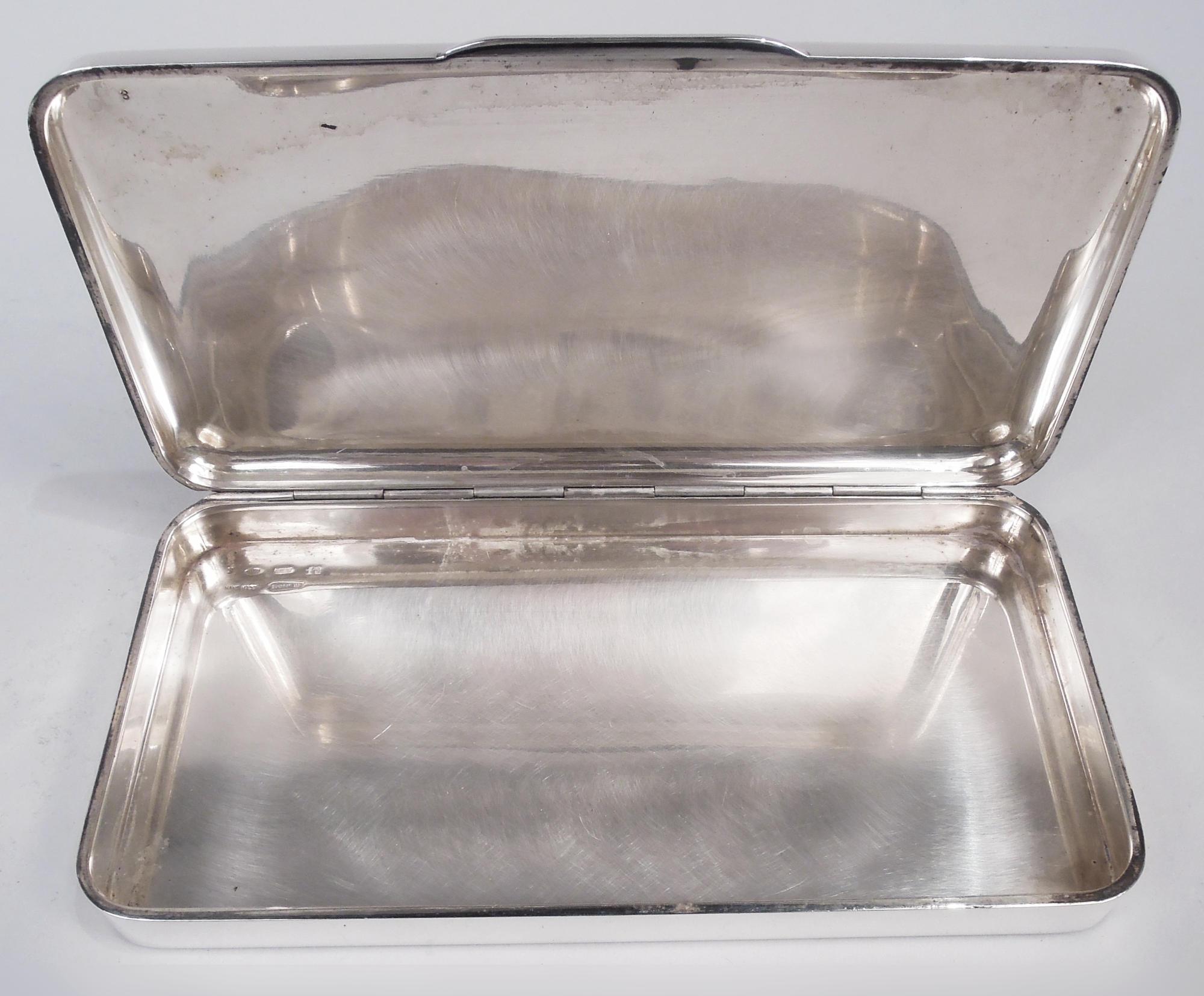 Italian Modern Sterling Silver Box Bon état - En vente à New York, NY