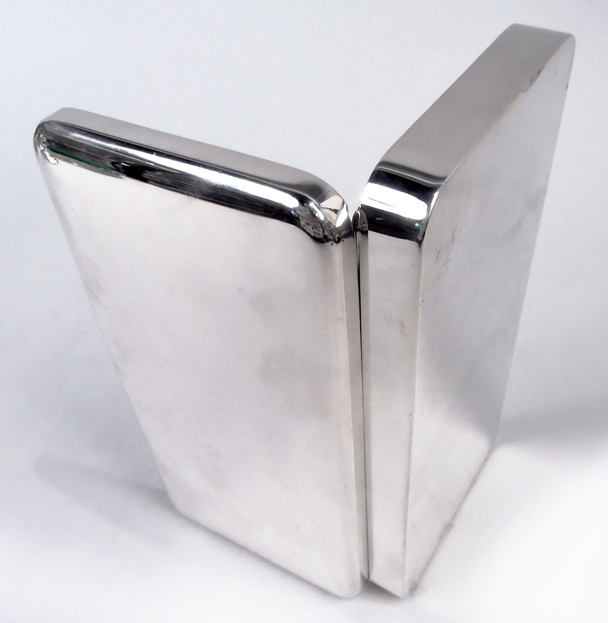20ième siècle Italian Modern Sterling Silver Box en vente