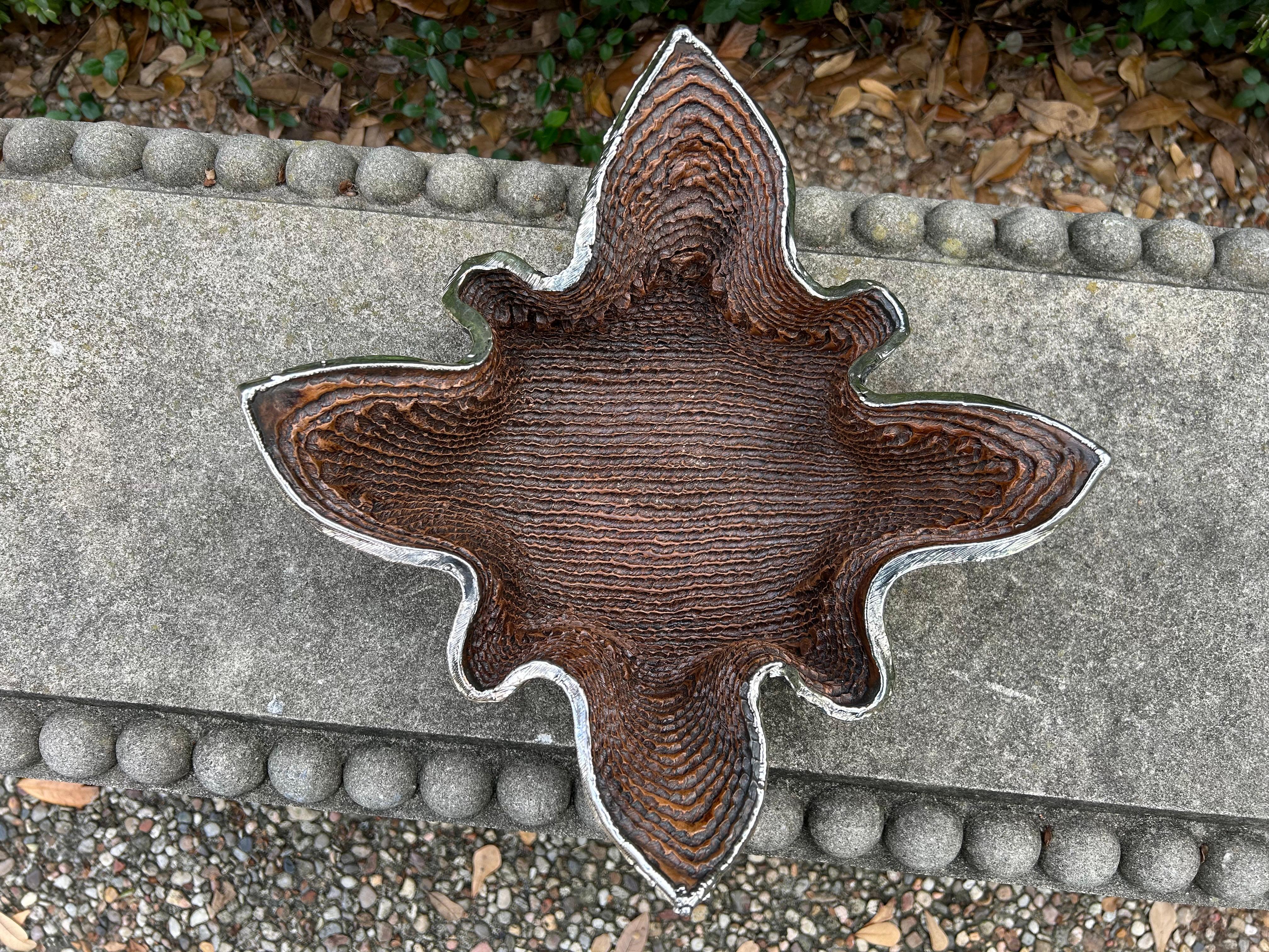 Moderne italienische Schale aus Sterlingsilber mit Deckel (Moderne der Mitte des Jahrhunderts) im Angebot