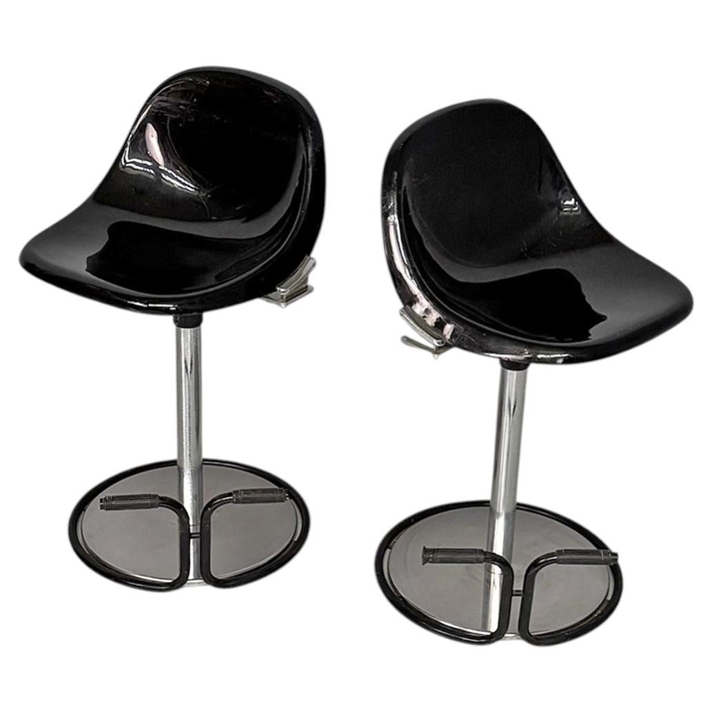 Italian modern stools Minisit by Marco Zanuso for Elam, 1970s For Sale