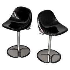 Italian modern stools Minisit by Marco Zanuso for Elam, 1970s