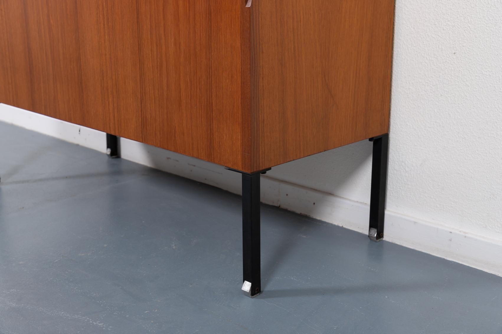 Velvet Italian Modern storage cabinet by Ico Parisi for MIM, 1960’s Italy For Sale