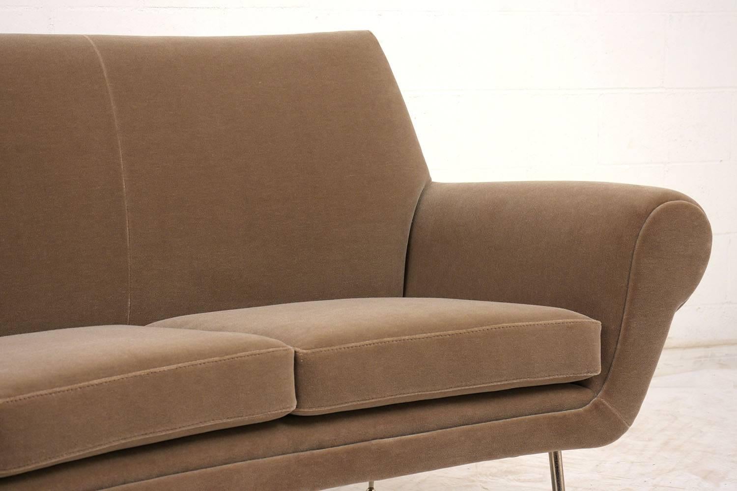curved modern sofa