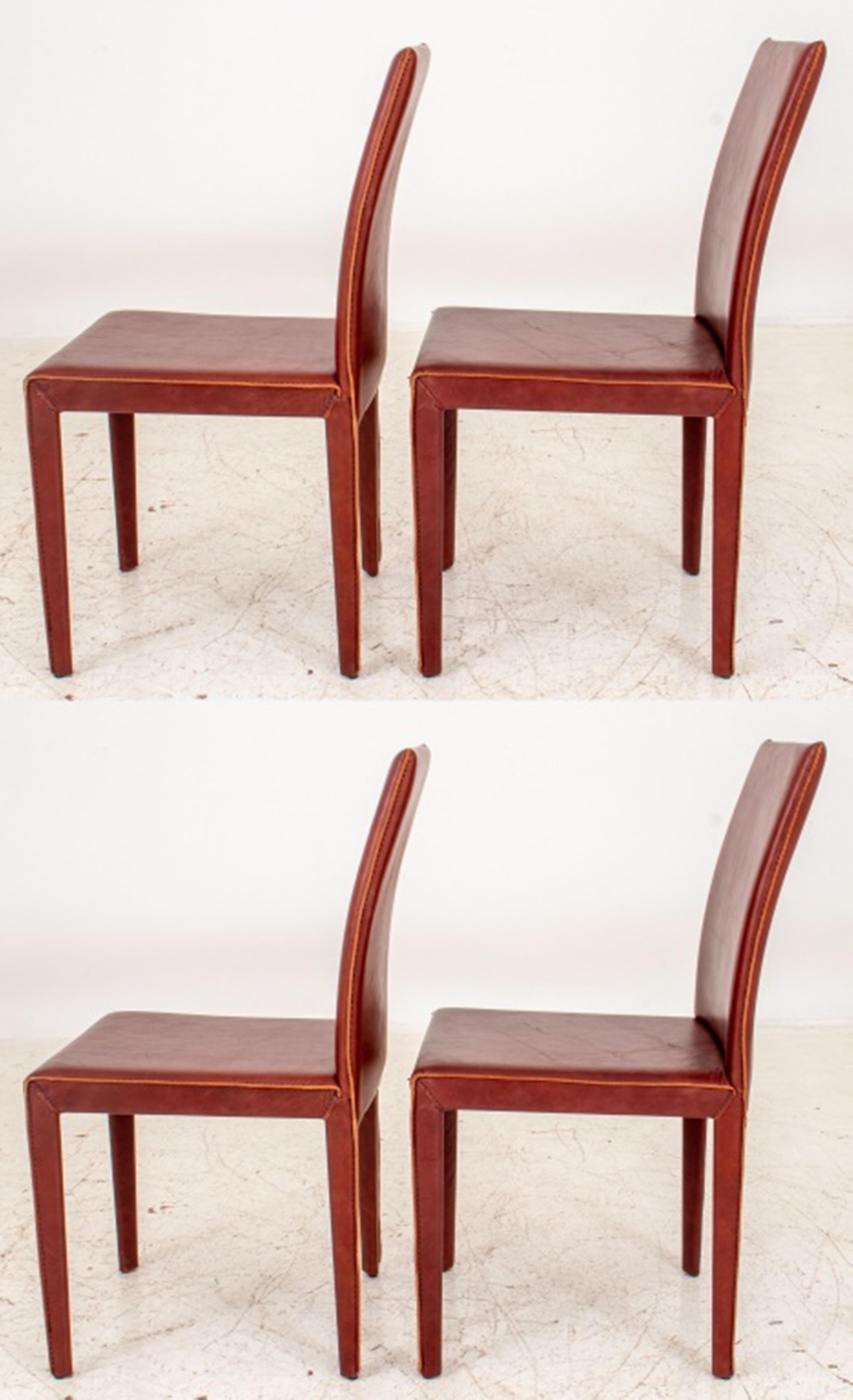 Italian Modern Style Side Chairs In Good Condition In New York, NY