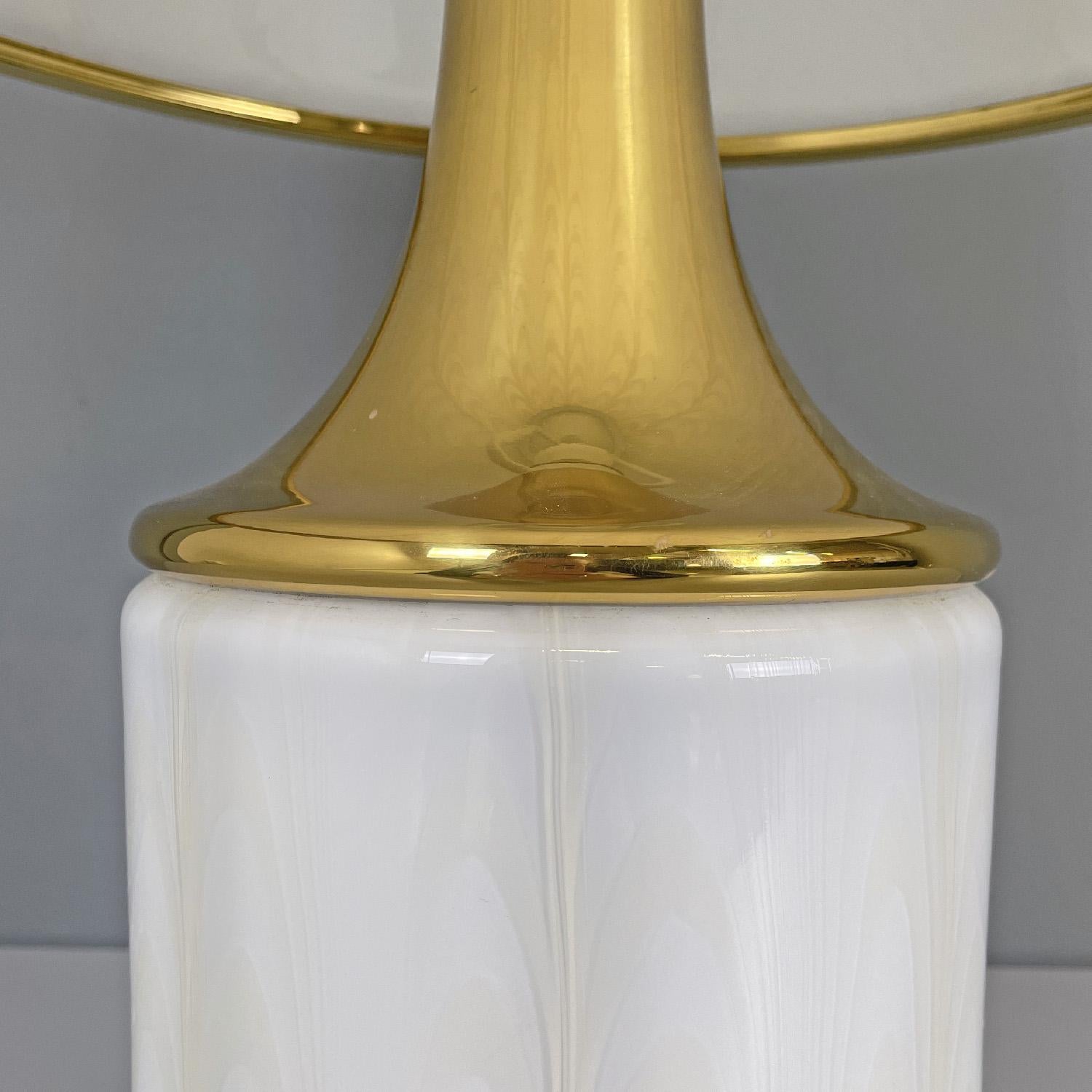Italian modern table lamp in Murano glass by Fabbian Illuminazione, 1980s For Sale 4