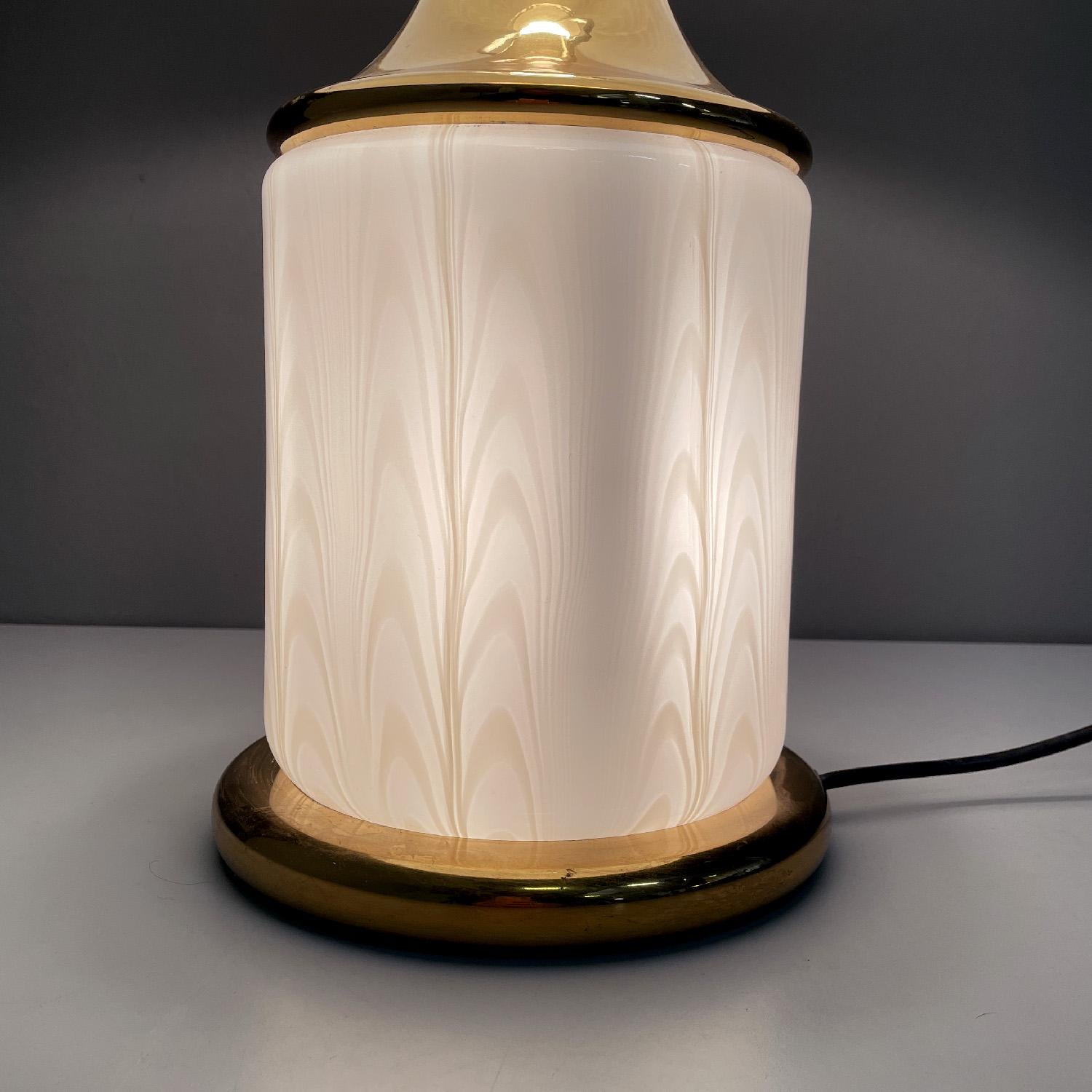 Italian modern table lamp in Murano glass by Fabbian Illuminazione, 1980s For Sale 5