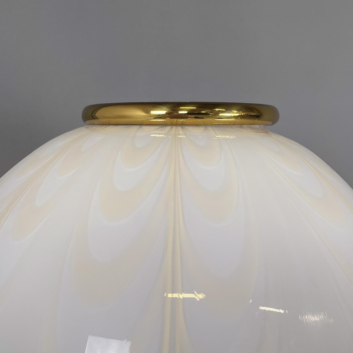 Italian modern table lamp in Murano glass by Fabbian Illuminazione, 1980s For Sale 2