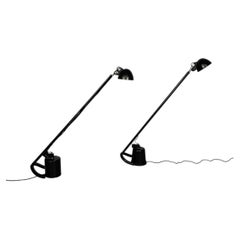 Italian modern table lamps Dobermann Elio Martinelli Martinelli Luce, 1970s