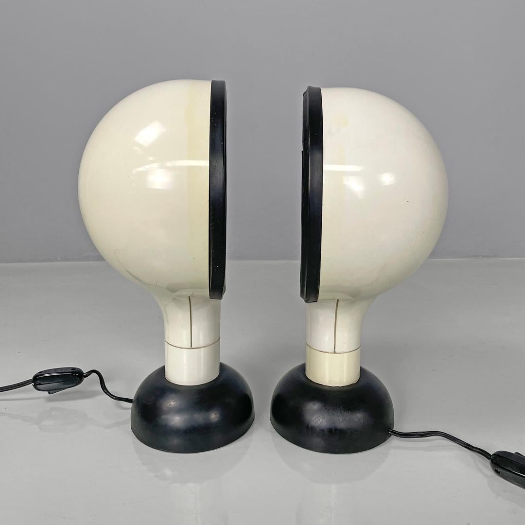 Fin du 20e siècle Lampes de table modernes italiennes Drive par Adalberto Dal Lago pour Francesconi, 1970 en vente