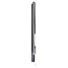 Italian modern tall wall lamp in chromed metal by Lamperti, 1970s