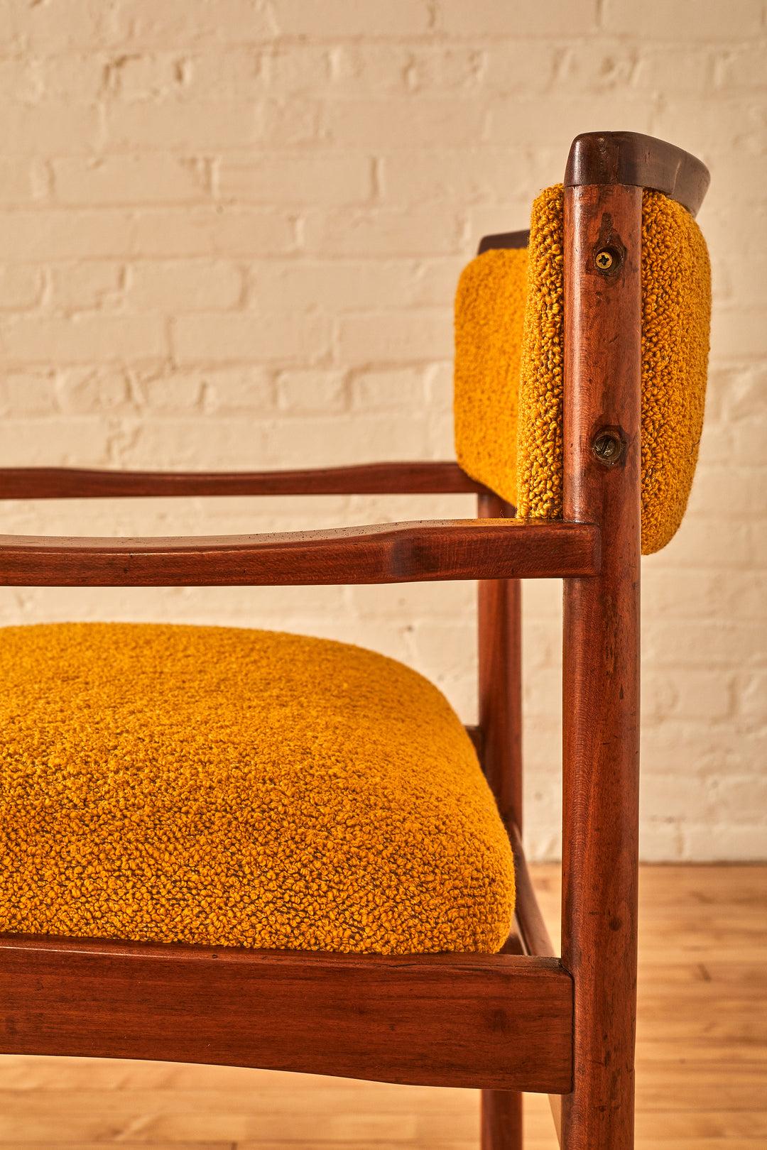 Italian Modern Teak Dining Chairs In Good Condition In Long Island City, NY