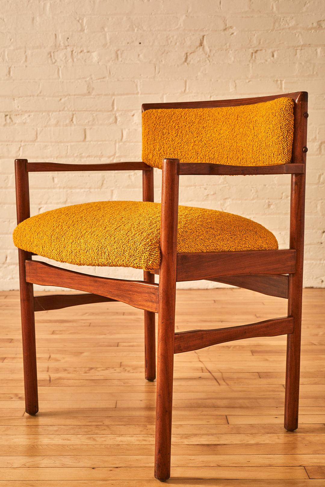 Italian Modern Teak Dining Chairs 1