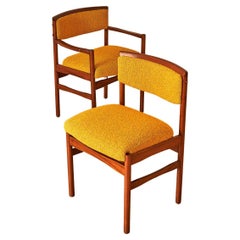 Italian Modern Teak Dining Chairs