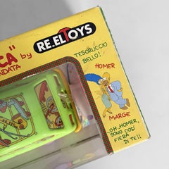 Italian modern The Simpsons electric car model by RE.EL Toys, 1990s