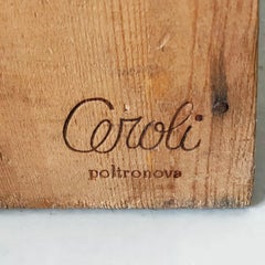 Italian modern throne chair by Mario Ceroli for Poltronova, 1970s