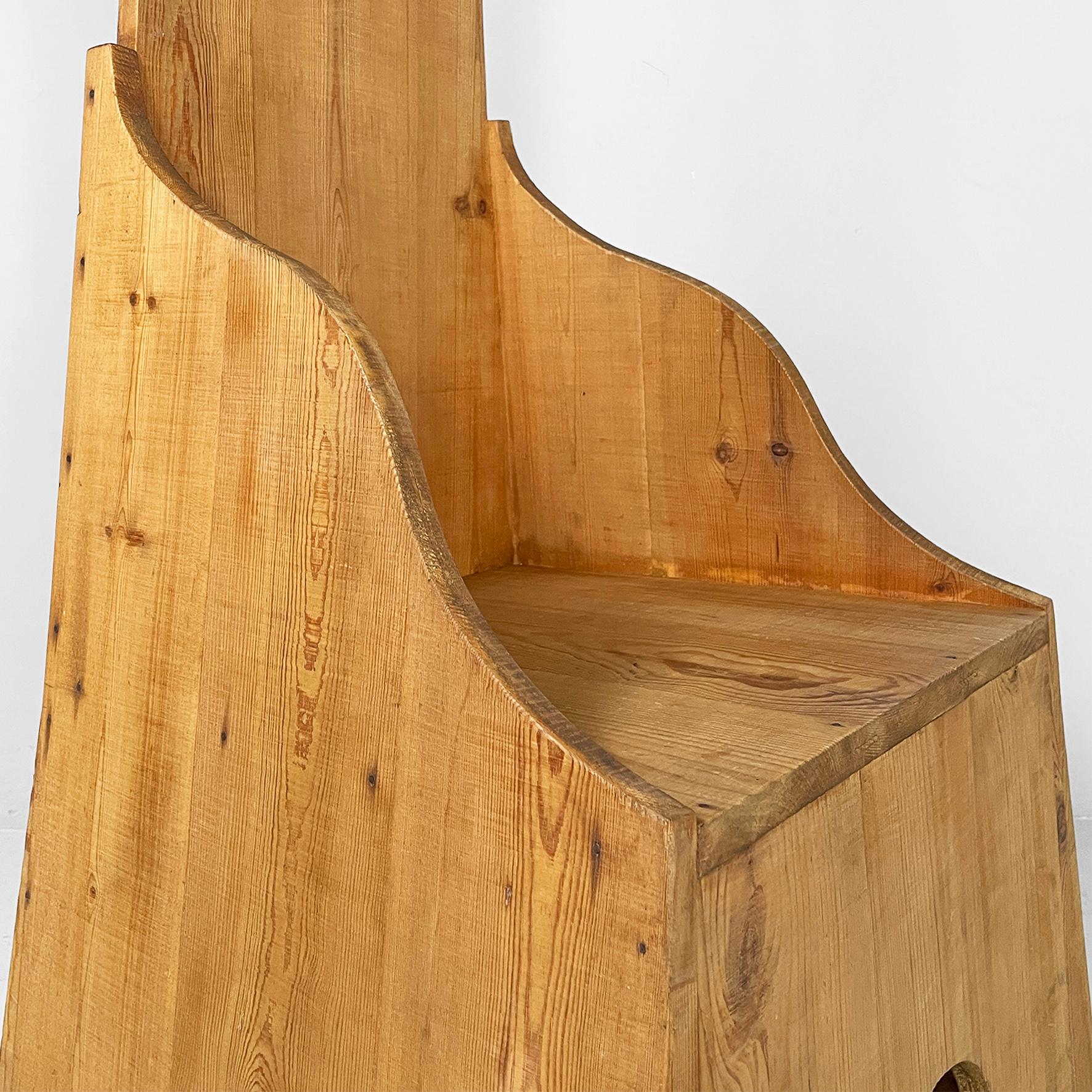 Moderner italienischer Thronsessel von Mario Ceroli für Poltronova, 1970er Jahre 2