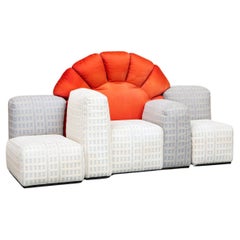 Italian modern Tramonto a New York modular sofa, Gaetano Pesce for Cassina, 1984