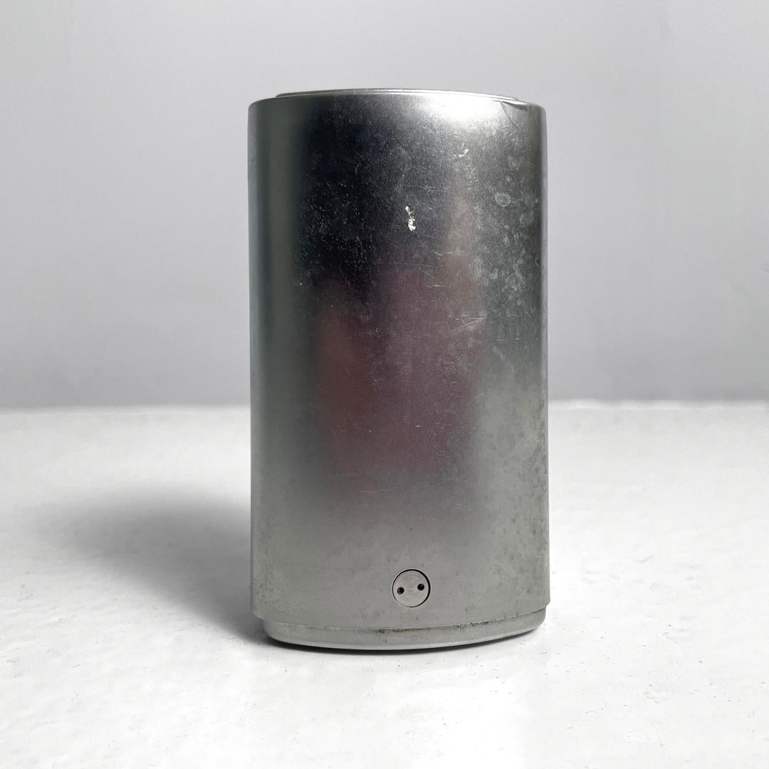Late 20th Century Italian modern triangular silver plastic table lighter RO 456 by Rowenta, 1970s For Sale