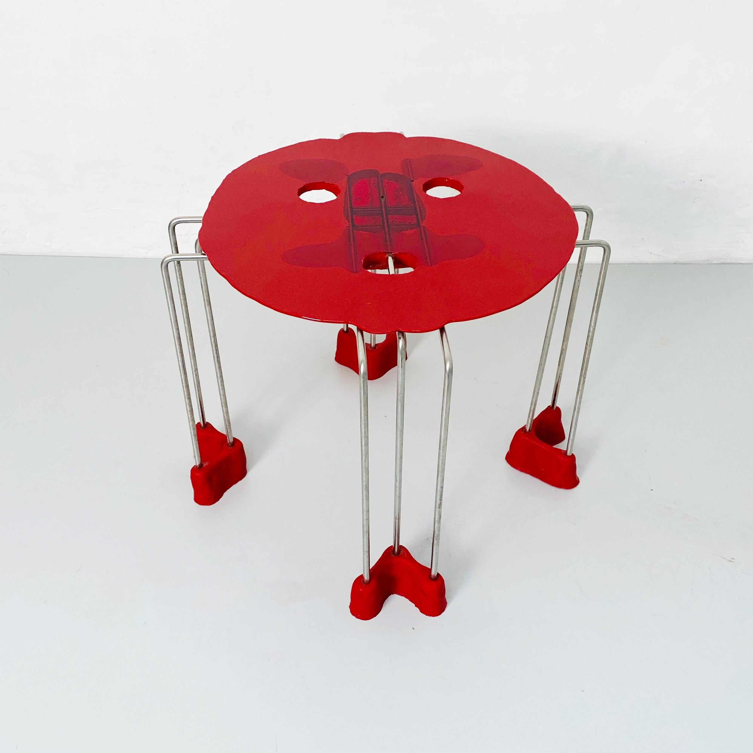 Italian Modern Triple Play Resin Stool by Gaetano Pesce for Fish Design, 2000s In Good Condition For Sale In MIlano, IT