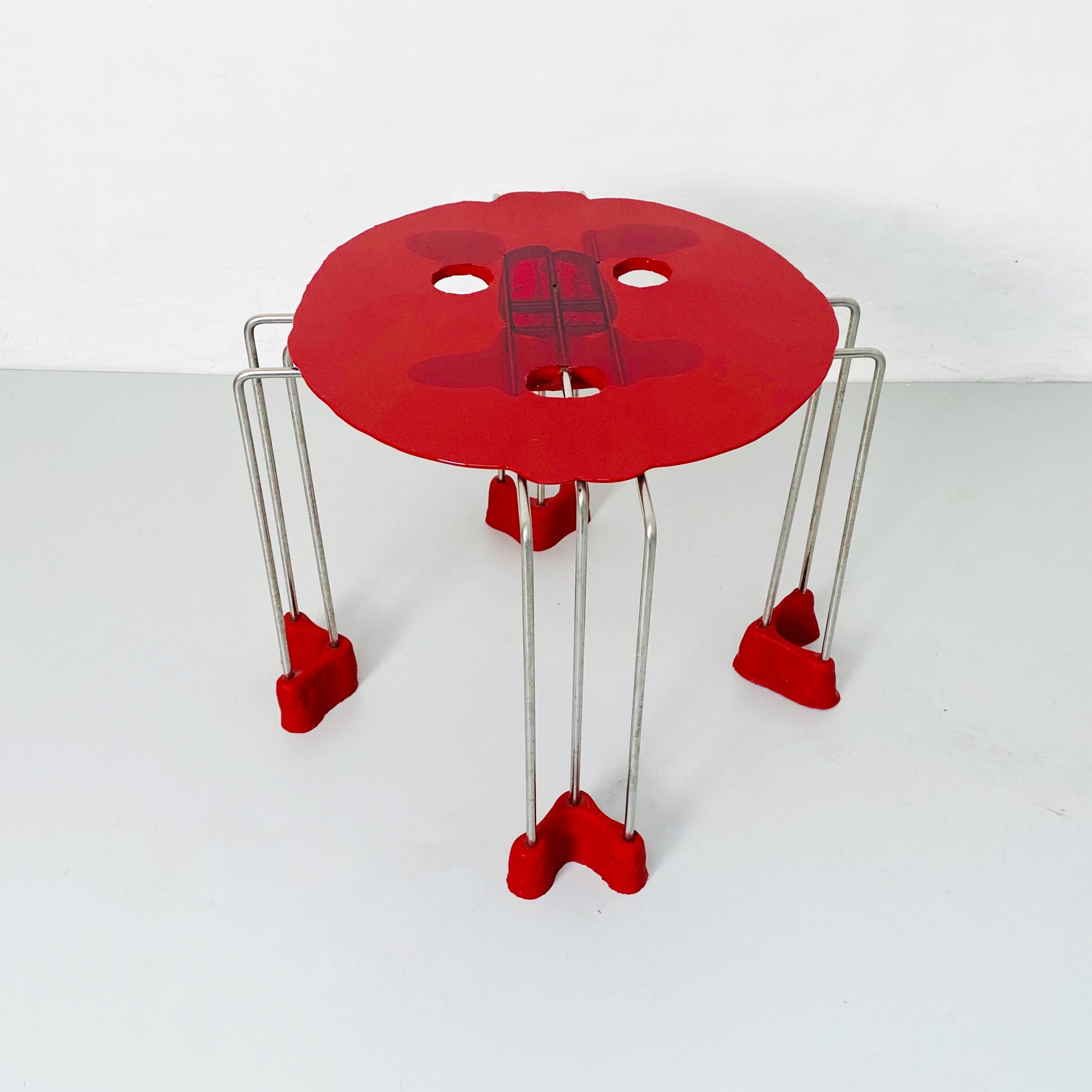 Moderne Tabouret en résine moderne italienne Triple Play de Gaetano Pesce pour Fish Design, années 2000 en vente