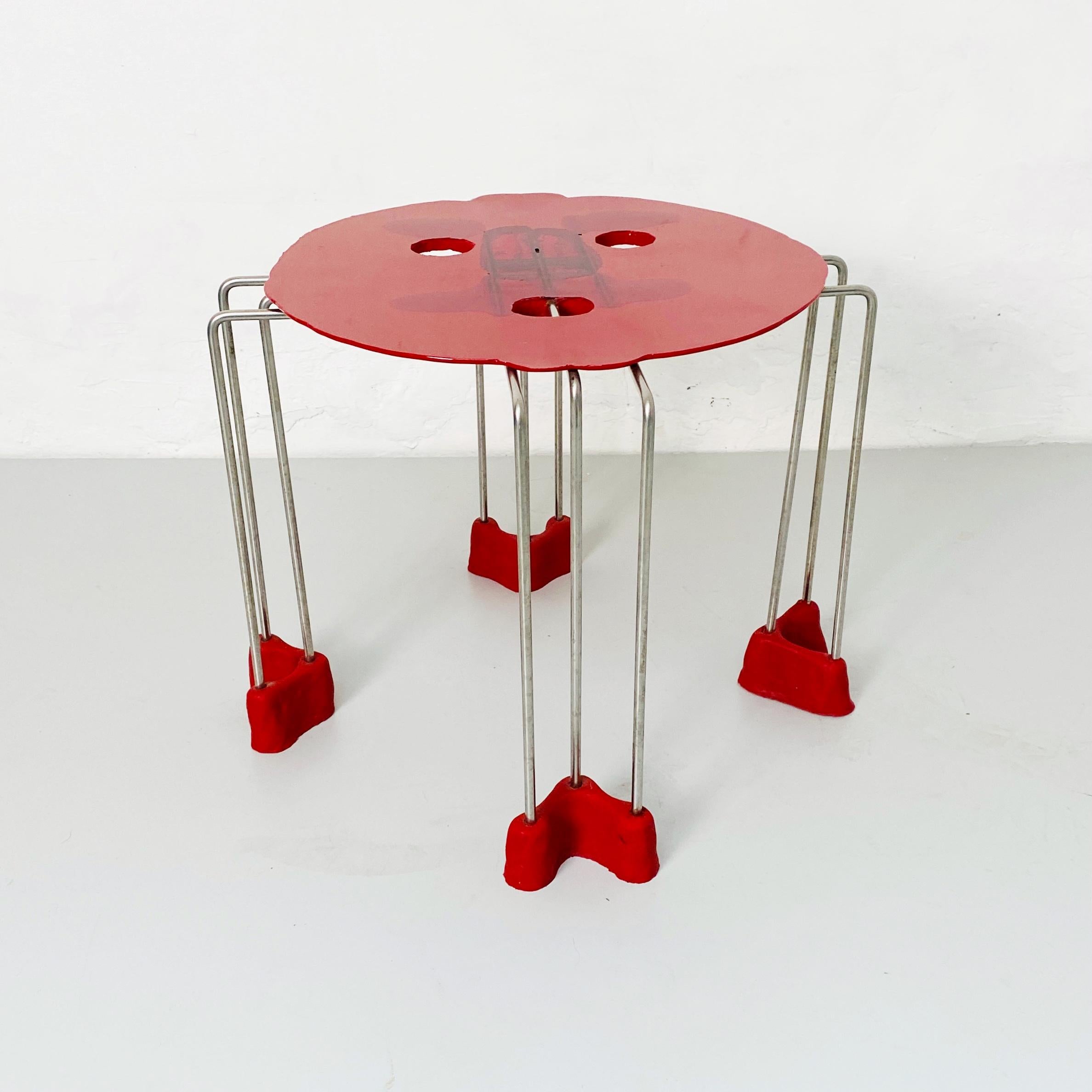 Italiano Sgabello moderno a triplo gioco in resina di Gaetano Pesce per Fish Design, anni 2000 in vendita