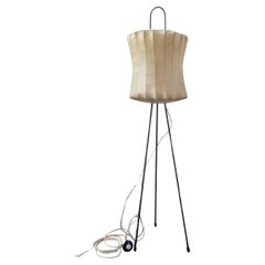 Italian Modern Tripod Cocoon Floor Lamp, Attributed to Castiglioni, Italy 60s