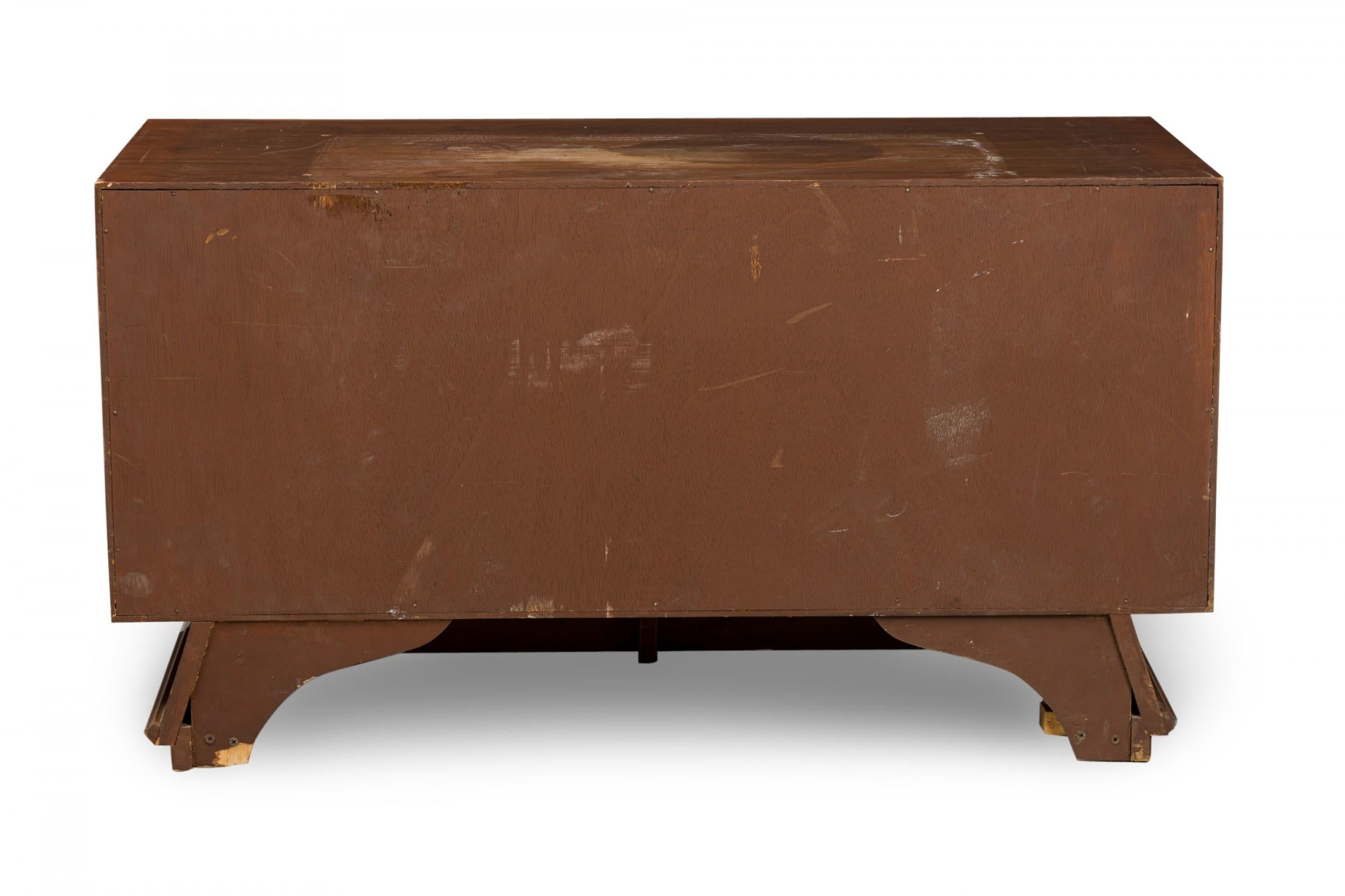 Italian Modern Two Drawer Bedside Table / Night Stand, manner of Gio Ponti For Sale 4