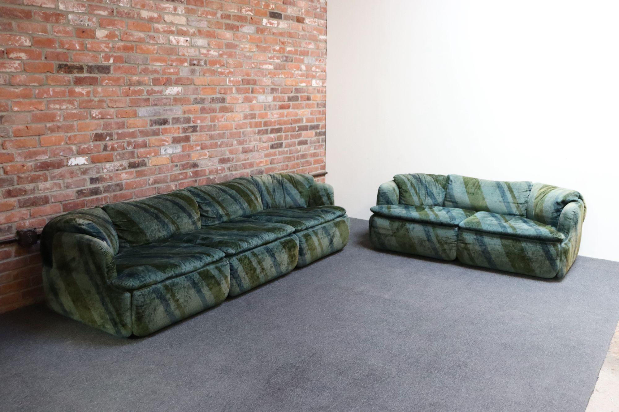 Note that this listing is for the 2-seater sofa/loveseat alone (matching 3-seat sofa and lounge chair are available separately).
Two-piece 