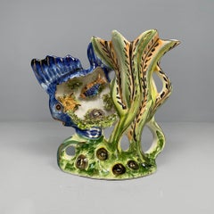 Italian modern vase in glazed ceramic, 1960s