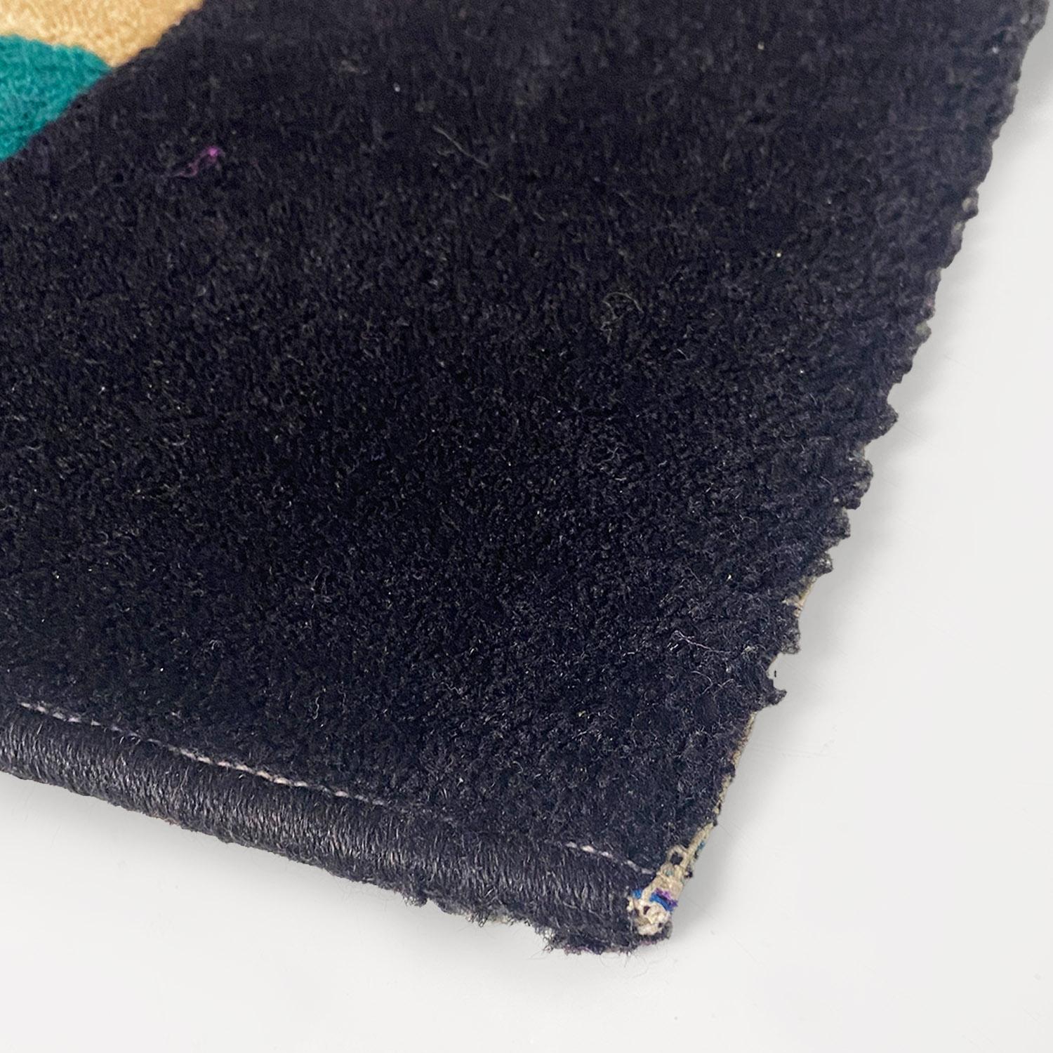 Italian modern virgin wool carpet geometric pattern by Missoni, T&J Vestor 1980 For Sale 6