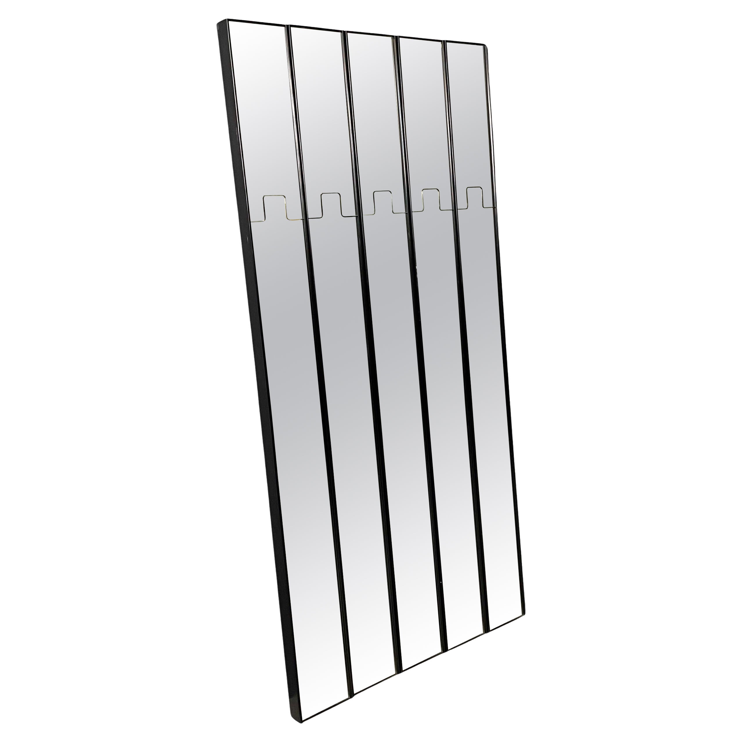 Italian modern wall mirror hanger Gronda by Luciano Bertoncini for Elco, 1970s