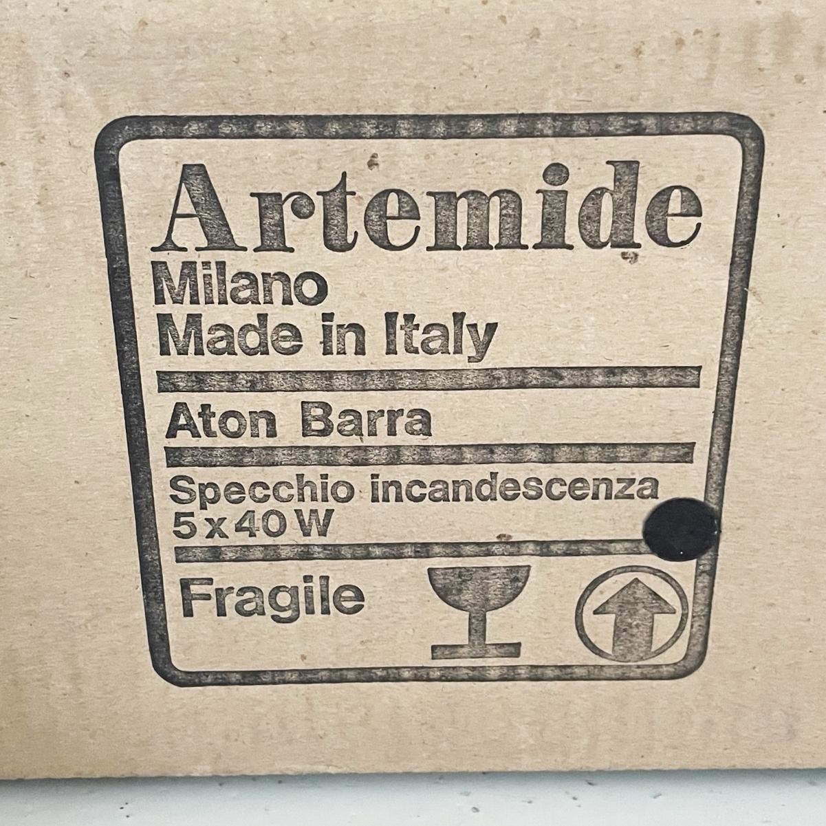 Italian Modern Wall or Ceiling Lamp Aton Barra by Gismondi for Artemide, 1980s 5