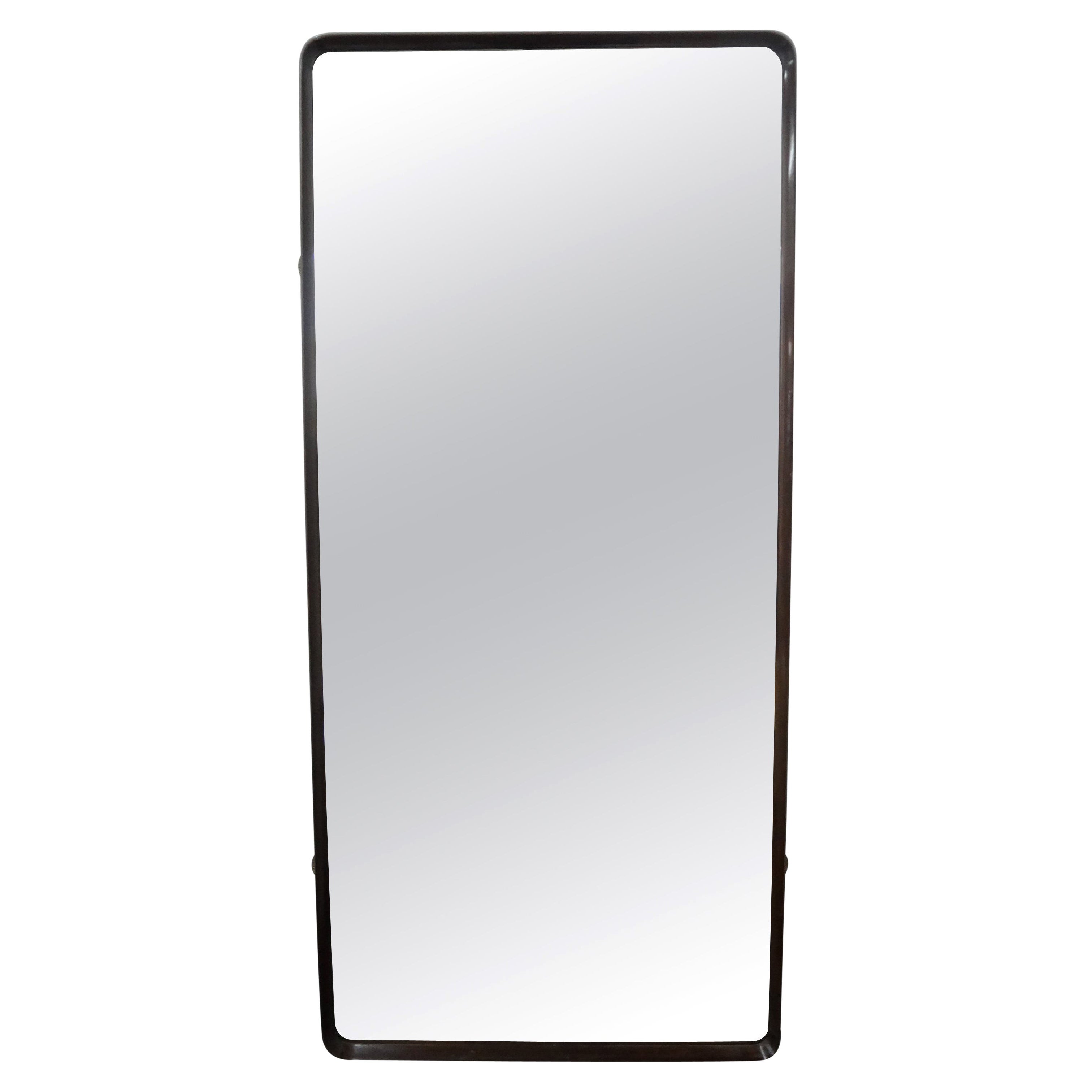 Miroir moderne italien en noyer conçu par Ico Parisi