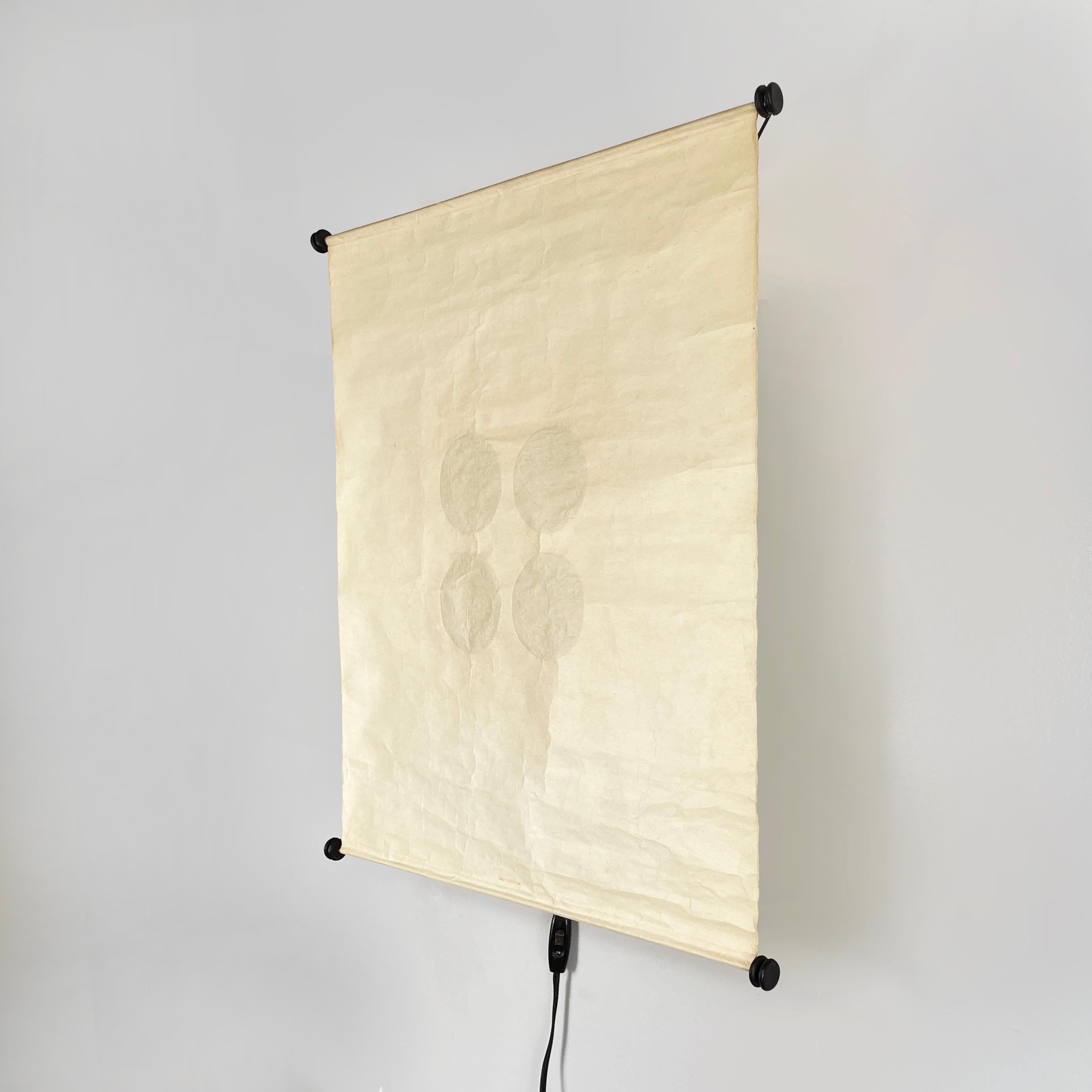 Italienische moderne Washi-Papier-Wandleuchte Tako von Toshiyuki Kita für Bilumen, 1970er Jahre im Zustand „Gut“ in MIlano, IT