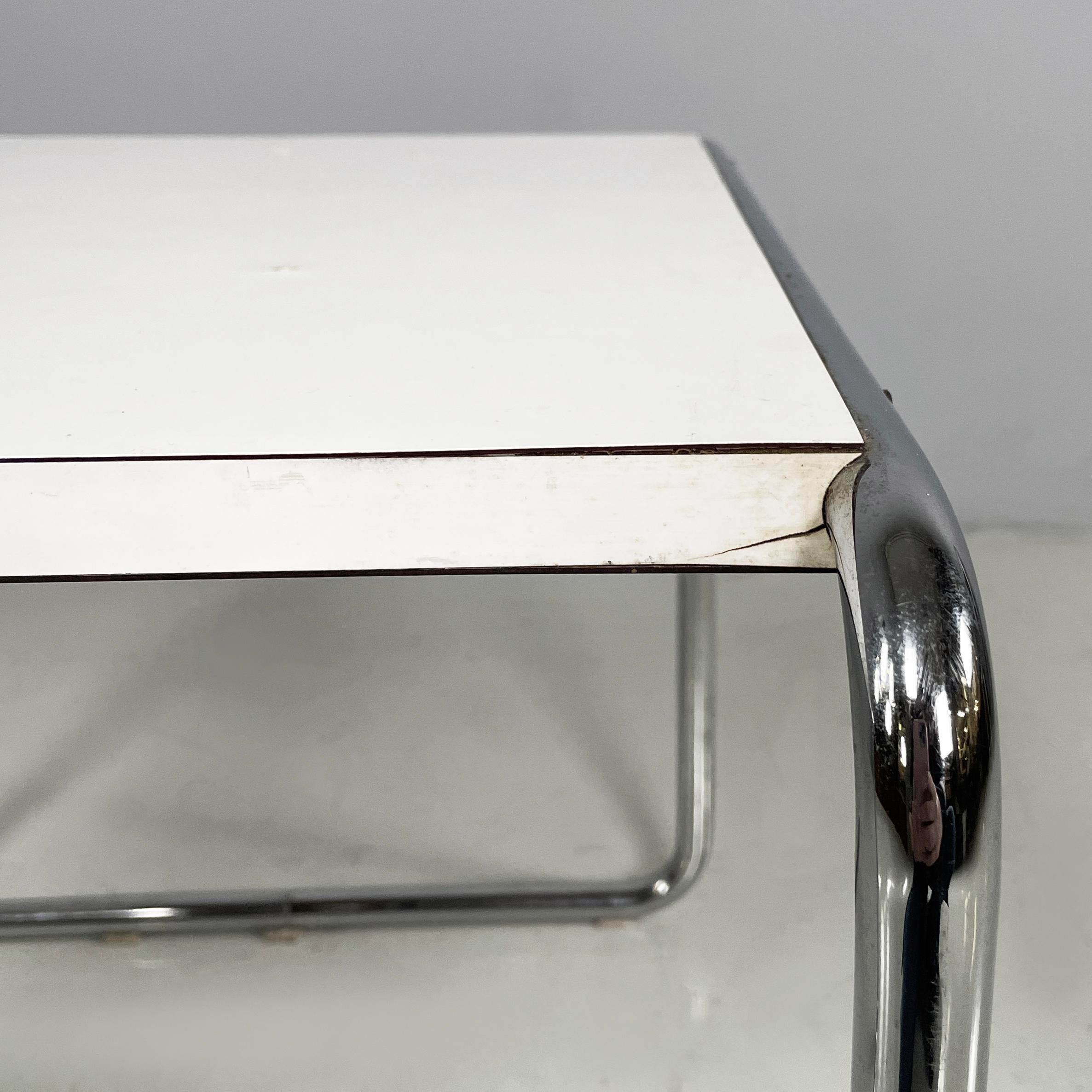 Italian modern white coffee table Laccio by Marcel Breuer for Gavina, 1970s in vendita 3