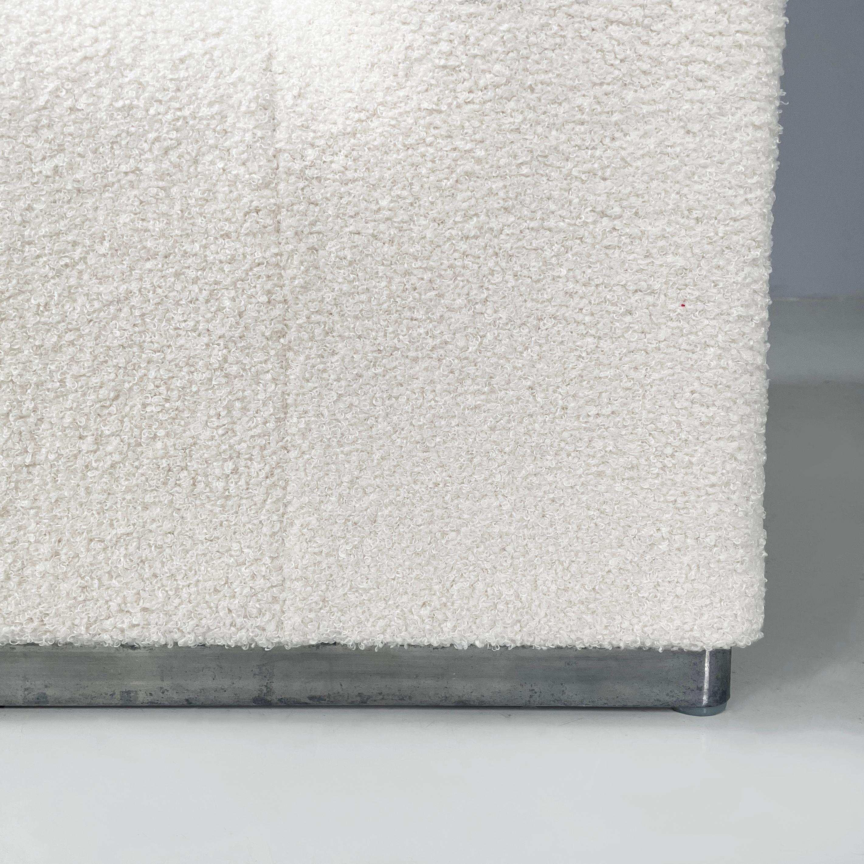 Sillones modernos italianos de tela blanca Alky de Piretti para Anonima Castelli años 70 en venta 5