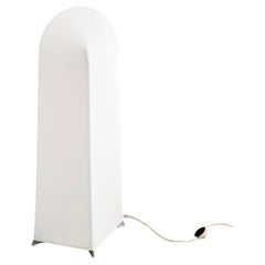 Lampadaire blanc moderne italien Kazuki par Kazuhide Takahama pour Sirrah, 1980