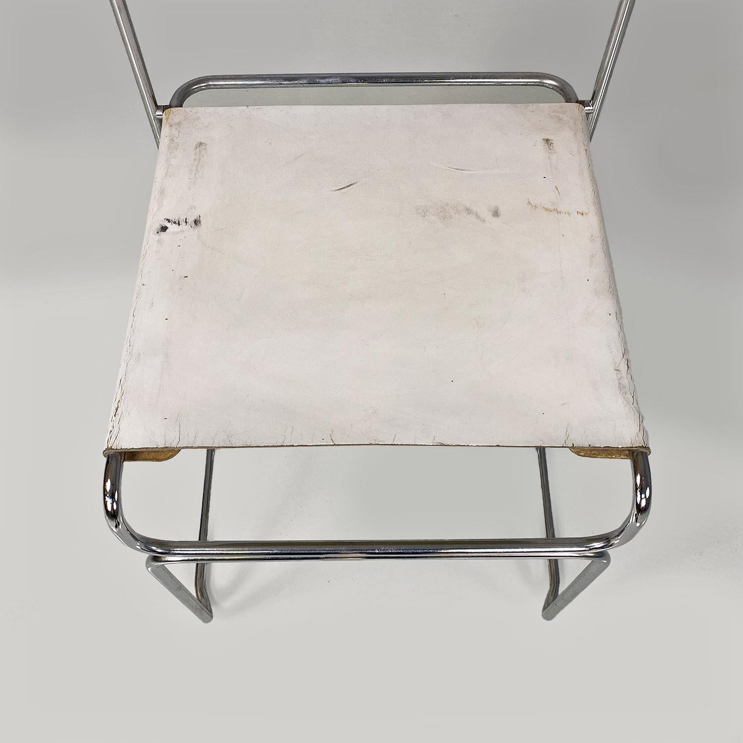 Italian modern white Libellula chair by Giovanni Carini for Planula, 1970s  For Sale 6