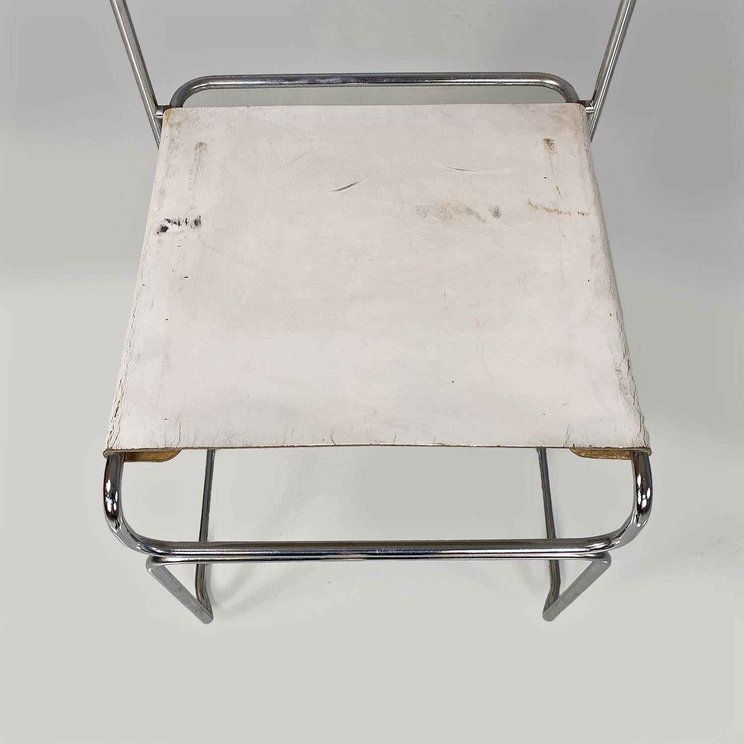 Chaise moderne italienne Libellula blanche par Giovanni Carini pour Planula, 1970  en vente 5