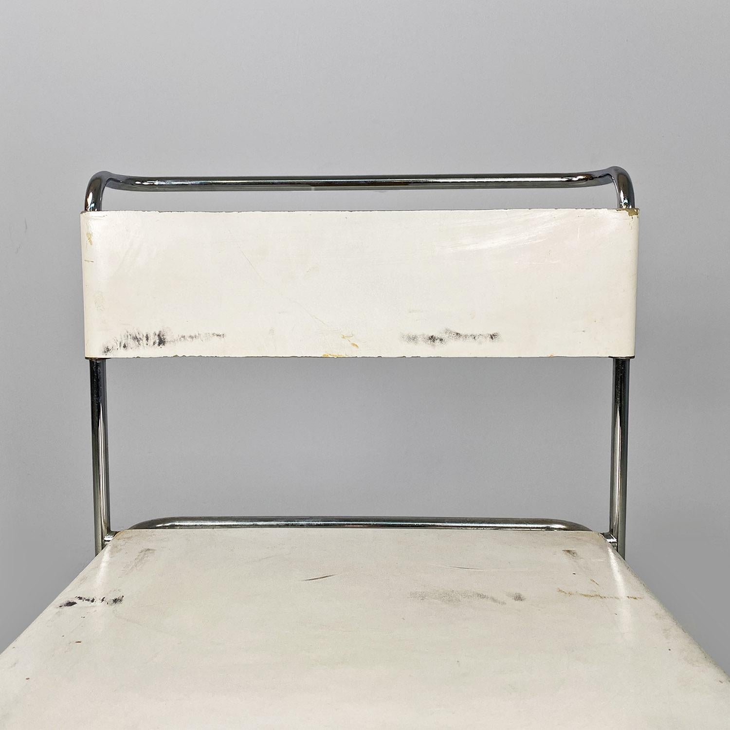 Italian modern white Libellula chair by Giovanni Carini for Planula, 1970s  7