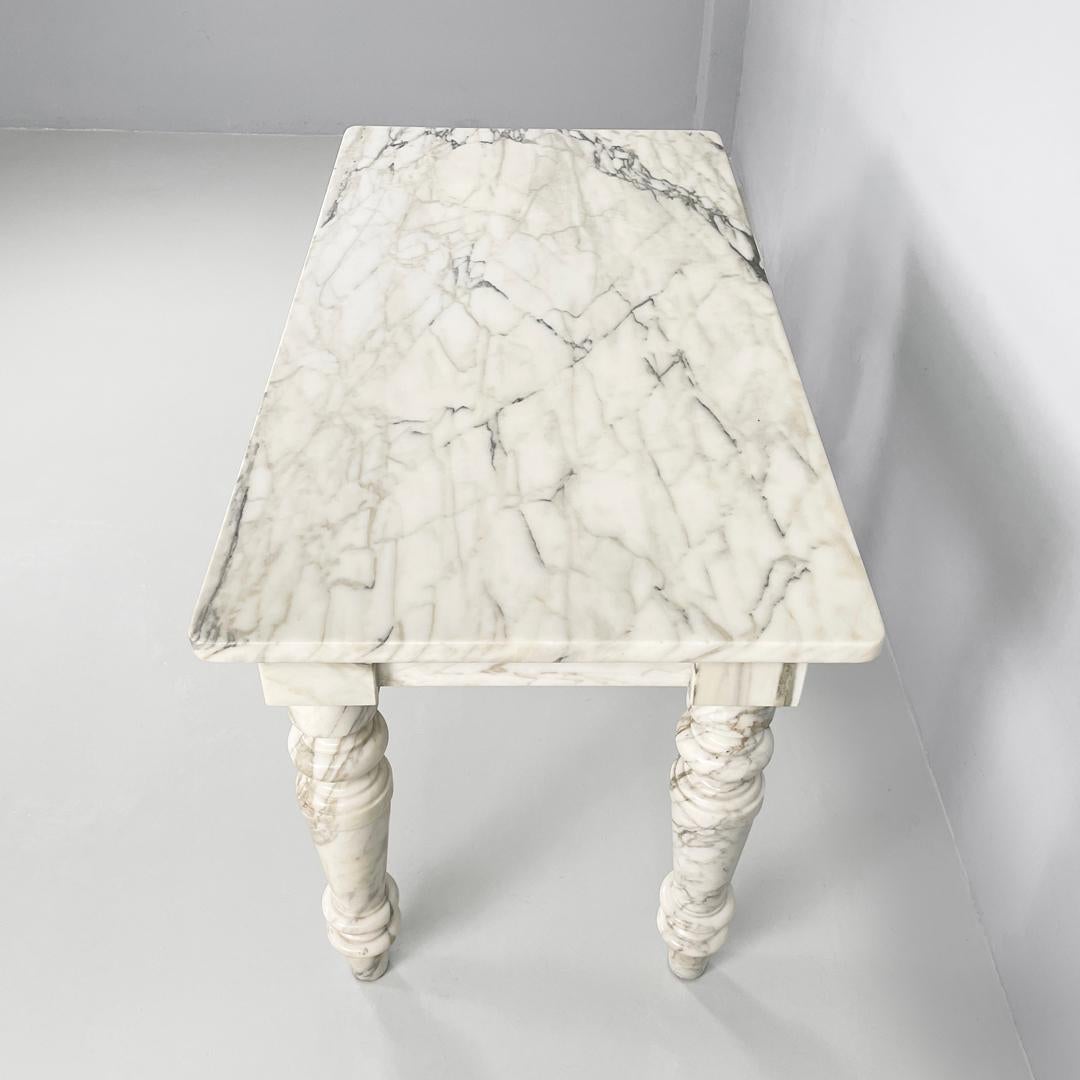 Marbre de Carrare Table de salle à manger moderne italienne en marbre blanc Rilievo par Aldo Rossi, années 1980 en vente