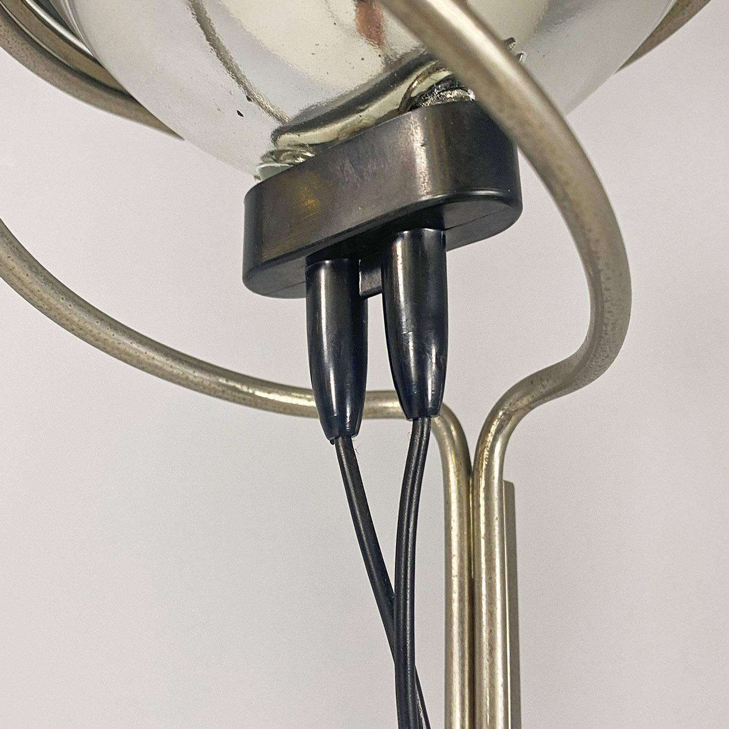 Italian modern white metal Toio floor lamp by Castiglioni Brothers, Flos, 1970s For Sale 14
