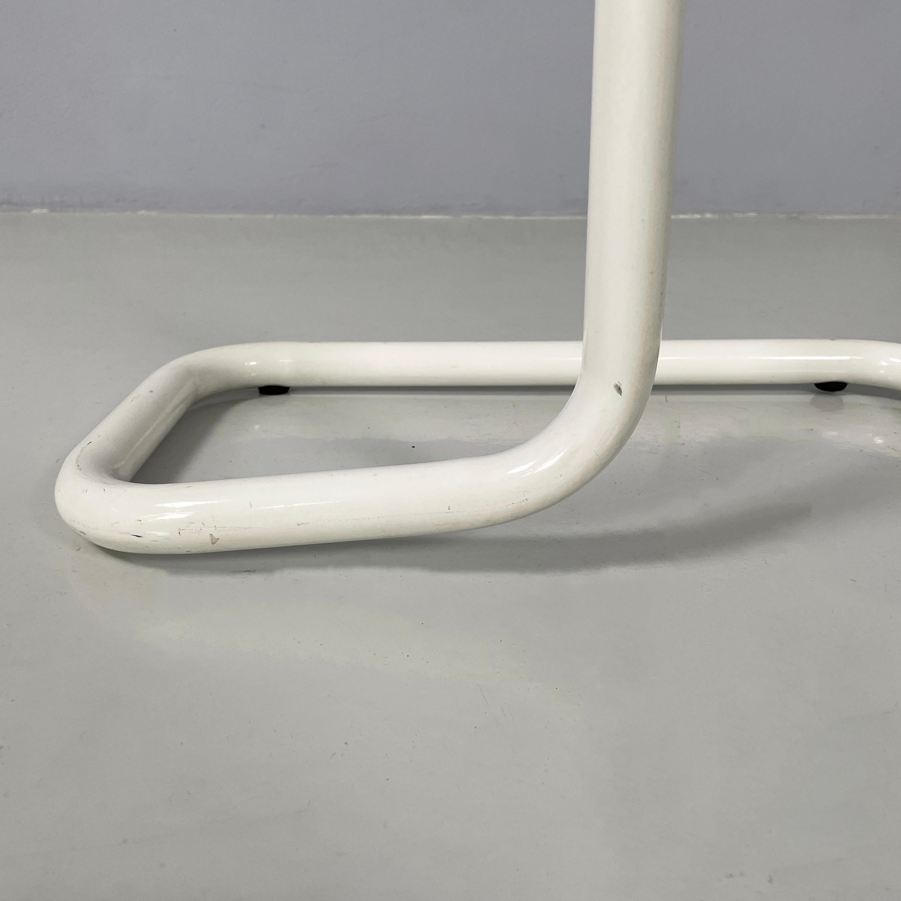 Italian modern White metal valet stand coat hanger by Gieffe, 1970s For Sale 9