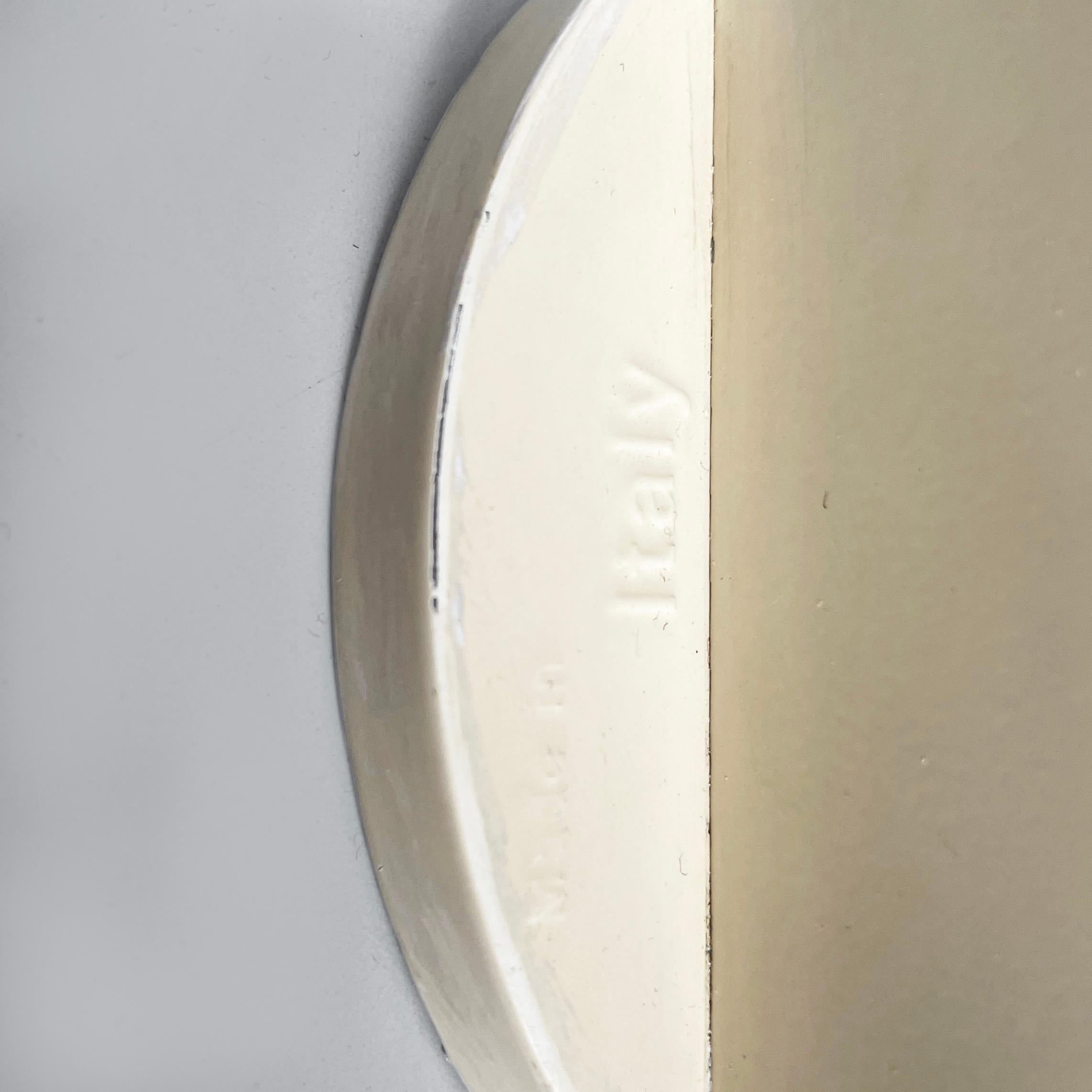 Italian modern white metal wall lamp Shogun by Mario Botta for Artemide, 1980s For Sale 12