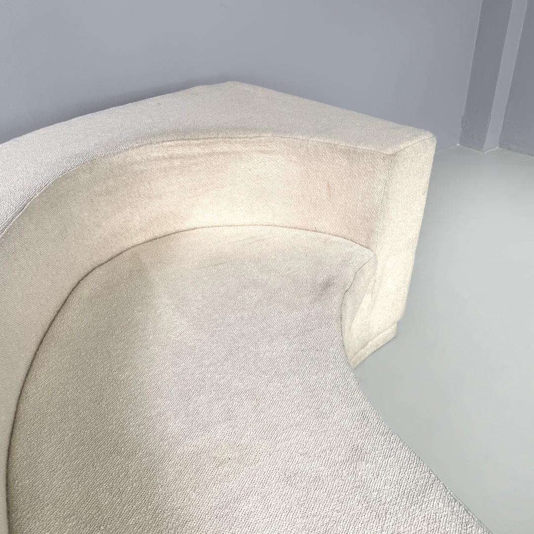 Italian modern white modular sofa Lara by Pamio Massari Toso for Stilwood, 1970s 10