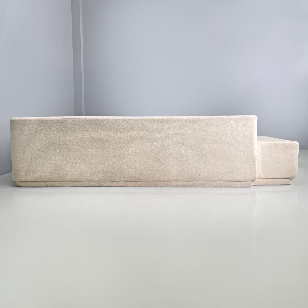 Italian modern white modular sofa Lara by Pamio Massari Toso for Stilwood, 1970s 2