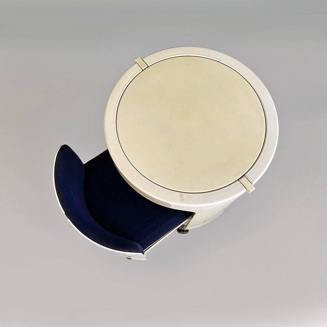 Modern Italian modern Silvi white make-up dressing table by Studio Kastilia 1980s For Sale