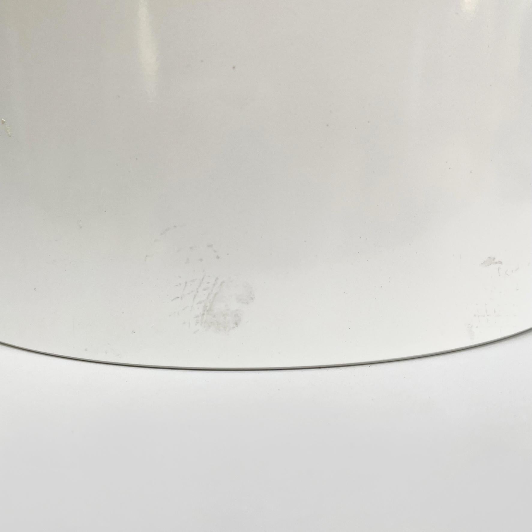 Italian Modern White plastic cylindrical bowl by Enzo Mari for Danese, 1970s For Sale 3