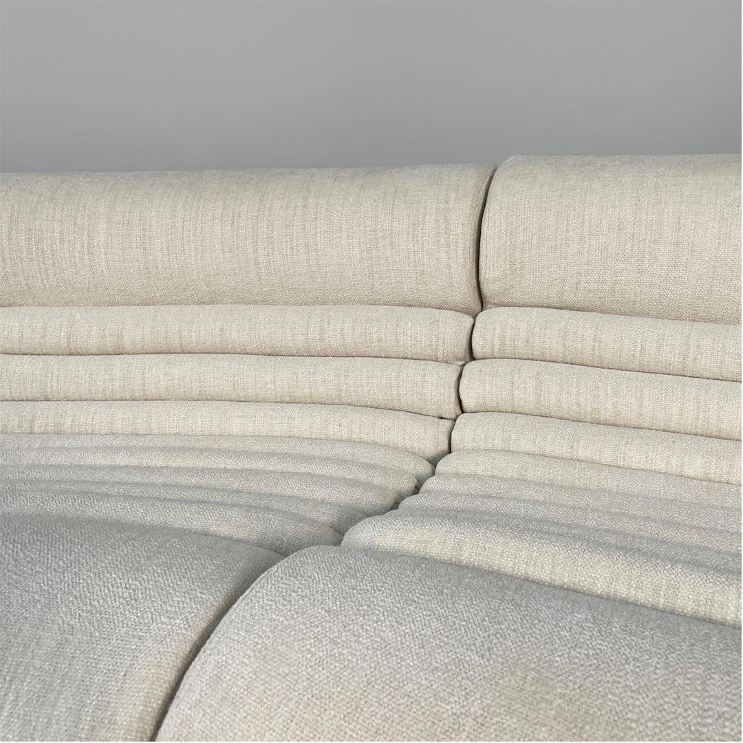 Sofá blanco moderno italiano Carrera de De Pas D'urbino Lomazzi B&B, años 70 en venta 6